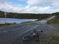 Bike and Loch Langabhat, Leverburgh, Harris